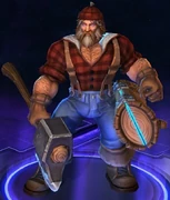 Lumberjack Uther.
