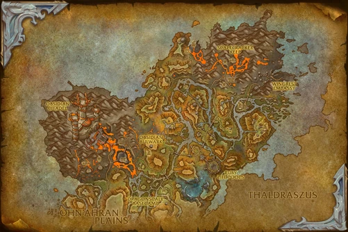 Waking Shores map