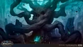 Concept art for the Drustvar "tree of death".