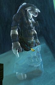 Buniq, as the Friendly Taunka Spirit, in-game.