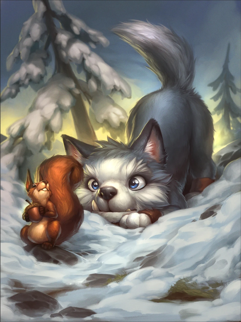Frost wolf - Wowpedia - Your wiki guide to the World of Warcraft, image size:985x1313