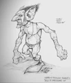 Goblin physique concept.