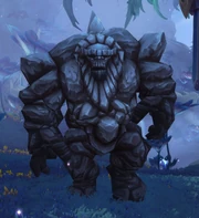 A mountain giant without plants on it.