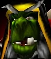 Gul'dan unit portrait in Warcraft III: The Frozen Throne.