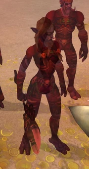 A  as she appeared in life.