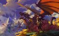 World of Warcraft: Dragonflight key art.