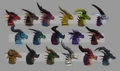 Dracthyr have a variety of options for horns, scales, snouts, eyes, and more.