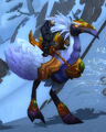Orestes atop his Hawkstrider.
