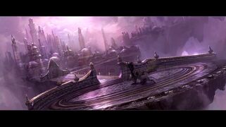 Dalaran concept art from BlizzCon 2013.