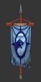 The Frostwolf clan banner in WoW.