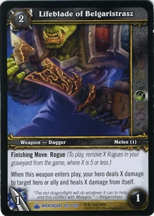 Lifeblade of Belgaristrasz TCG Card