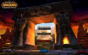 Login screen Warlords of Draenor alpha