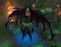 Illidan as a demon after consuming the power of the Skull of Gul'dan.