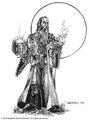 Warmage by Chris Metzen in Warcraft II: Tides of Darkness manual.