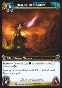 Helena Demonfire TCG Card