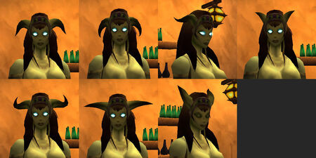 Draenei female horns