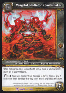 Vengeful Gladiator's Earthshaker TCG Card