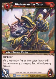 Plainswatcher Taro TCG Card FoH