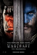 International teaser poster featuring Durotan and Lothar.