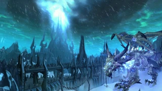 Wrath of the Lich King Login screen