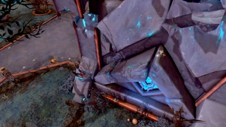 Wide angle of Offering Key and ramp to it