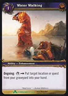 Water Walking TCG Card