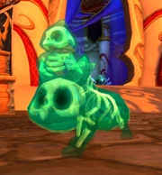 Jiggles with slime Pepe.