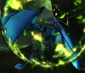 Stellagosa in drake form chained down.