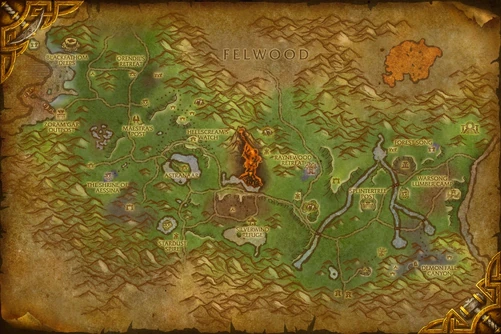 Ashenvale map