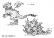 Lost Isle Dinosaurs concept art