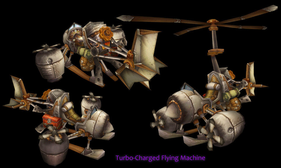 Turbo-Charged Flying Machine Mount Details and How to get it. - Dungeon  Guide