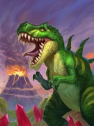 Krush in Un'Goro Crater in Hearthstone Mercenaries.