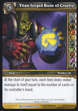 Titan-forged Rune of Cruelty (Icecrown) - Wowpedia - Your wiki guide to ...