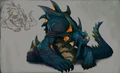 Naga brute concept art for Legion.