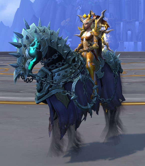 Soulbound Gloomcharger's Reins Mount from Ve'nari, Mysterious Gift