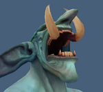 Male troll tusks