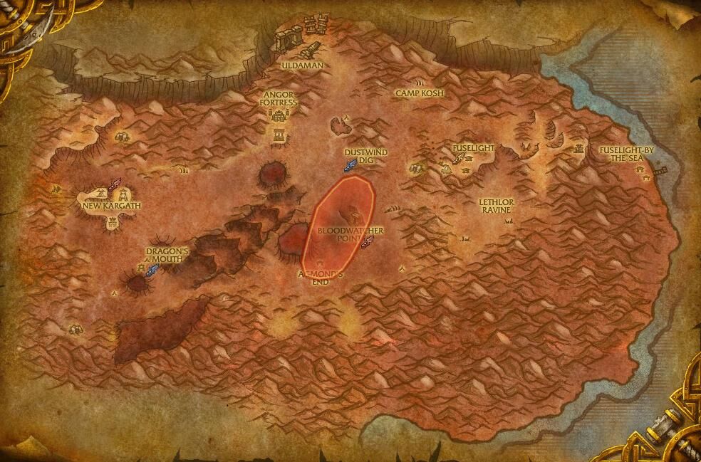 Tomb of the Watchers Digsite map.jpg