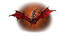 Troll batrider unit model in Warcraft III: Reforged.