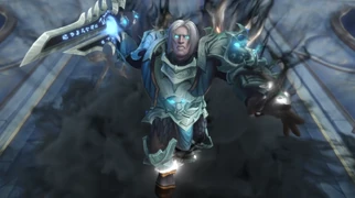 Anduin leaping at Kyrestia.