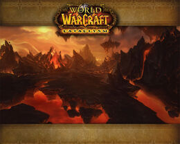 Cataclysm Molten Front loading screen