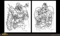 Warlords of Draenor concept art alongside Ner'zhul.
