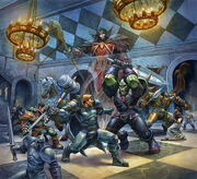 The Karazhan Chess event as seen in an official artpiece