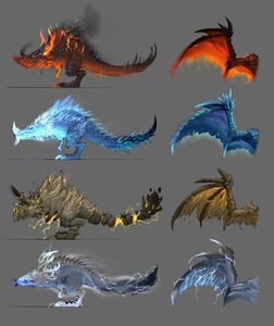 Elemental proto-dragon leaders.jpg