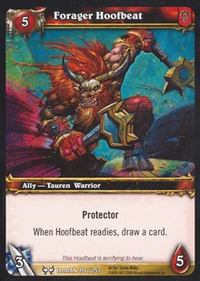 Forager Hoofbeat TCG Card