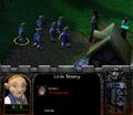 Little Timmy back with his family after being saved by Arthas; from Warcraft III: Reign of Chaos.