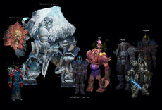 The Frozen Halls bosses