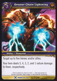 Greater Chain Lightning Drums Of War Wowpedia Your Wiki Guide To The World Of Warcraft Greater Chain Lightning Drums Of War Wowpedia Your Wiki Guide To The World Of Warcraft