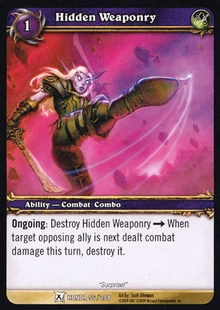 Hidden Weaponry TCG Card