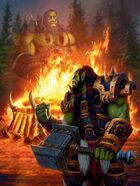 Thrall honors Doomhammer