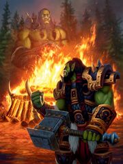 Thrall honors Doomhammer